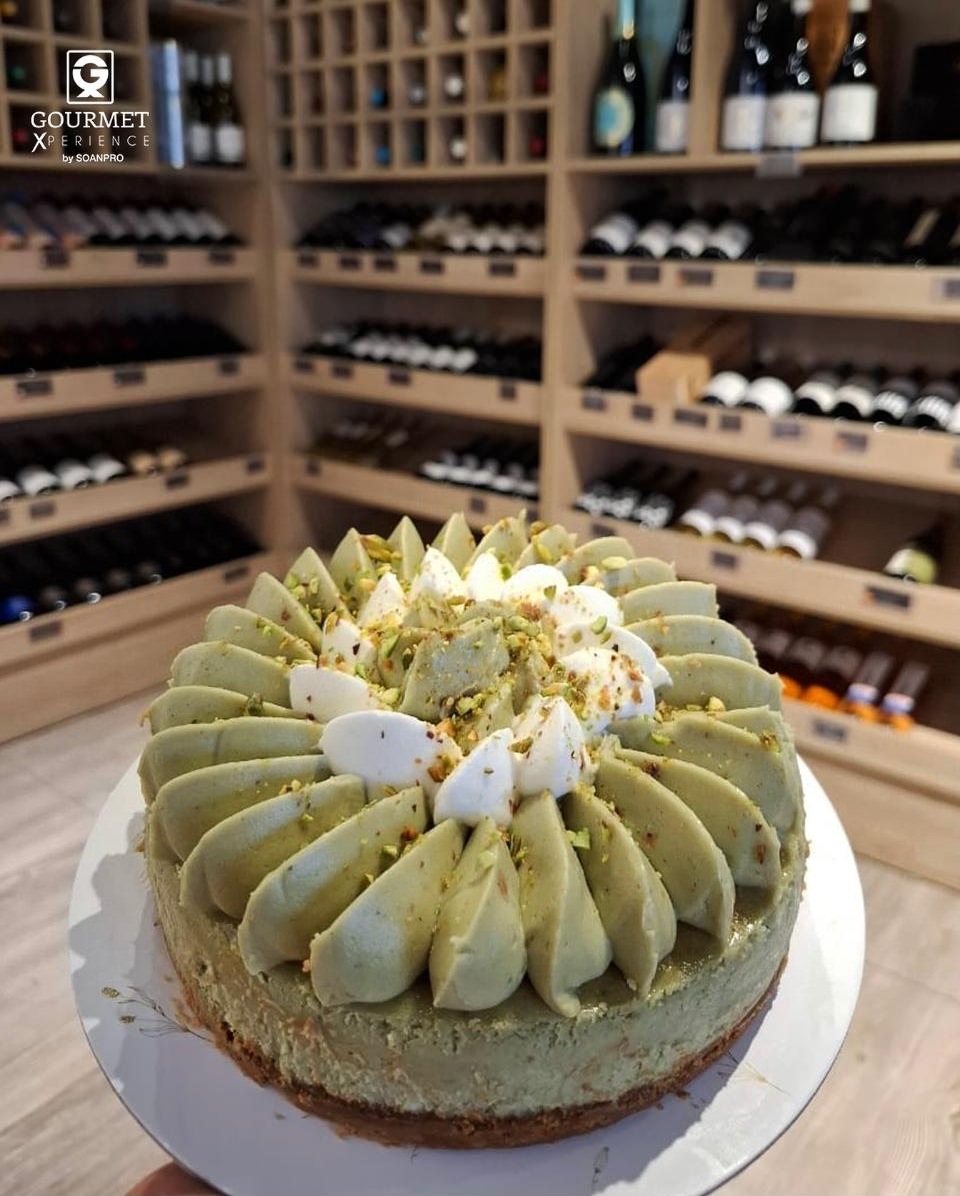 Cheesecake de pistacho